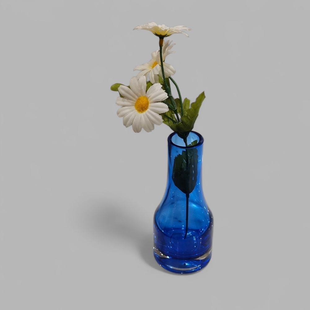 Vintage Cobalt Blue Glass Vase